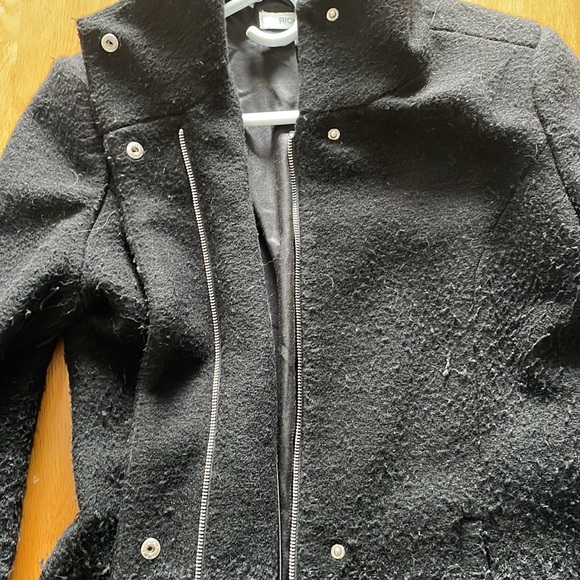 Light winter coat in black and grey - Picture 4 of 6